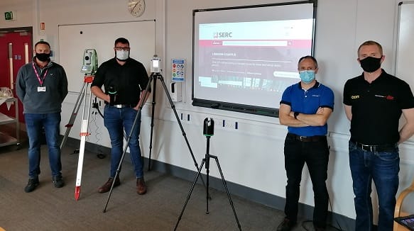 Three Construction Lecturers attend Training with Leica